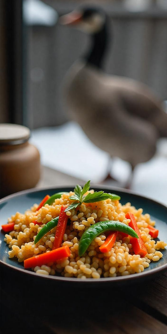 Chinese Goose Stir-Fry with Orange-Thyme Sauce